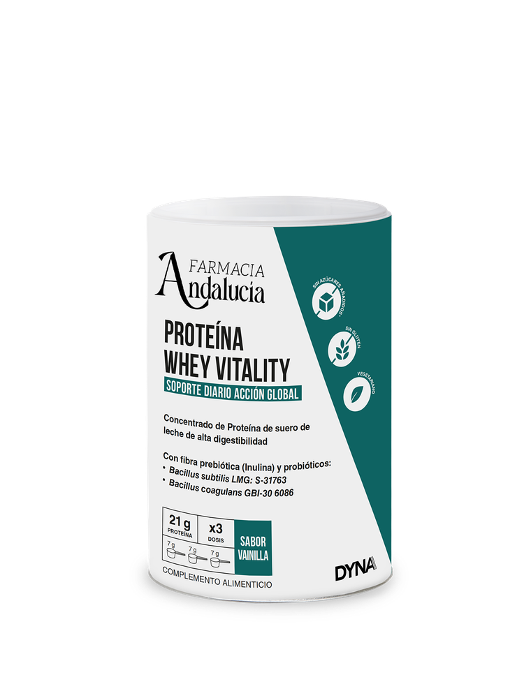 Dyna Proteina Whey Vitality Sabor Vainilla 300 g