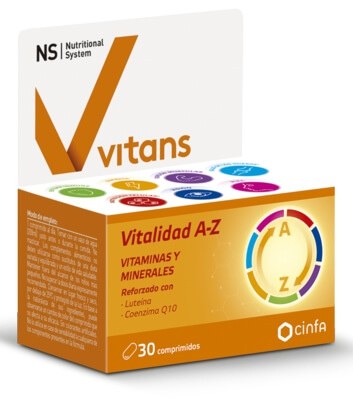NS Vitans Vitalidad A-Z 30 comprimidos