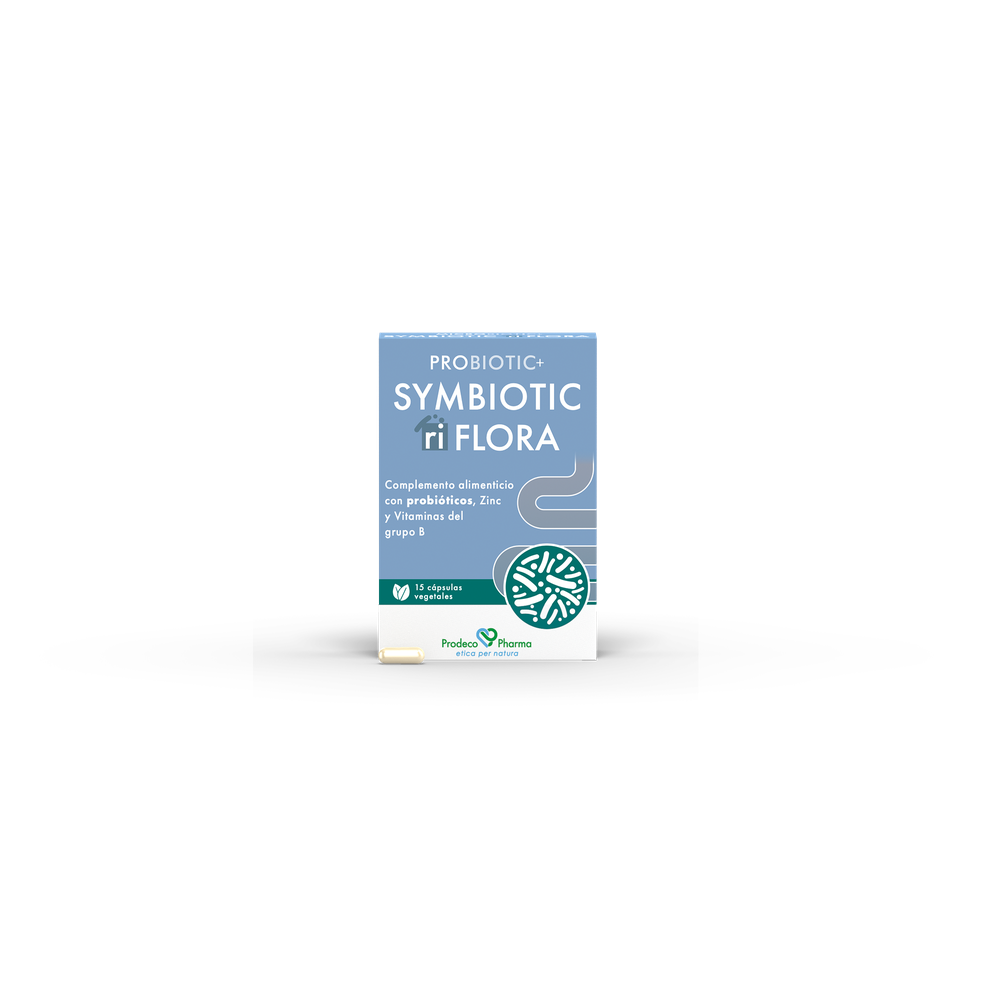 Probiotic+ Symbiotic Riflora 15 cápsulas vegetales
