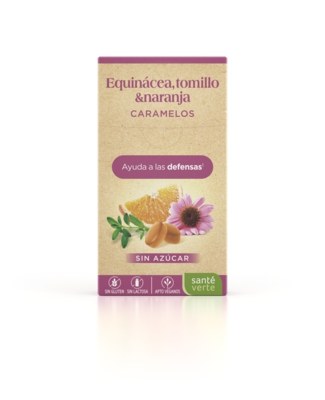 Sante Verte Caramelos Equinacea, Tomillo Y Naranja