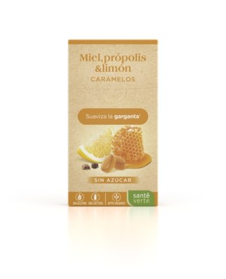 Sante Verte Caramelos Miel, Propolis Y Limón