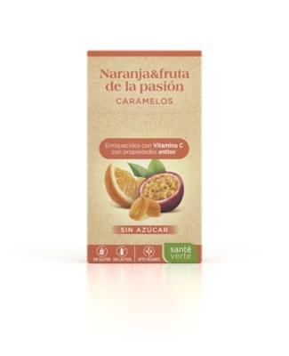Sante Verte Caramelos Naranja Y Fruta De La Pasión