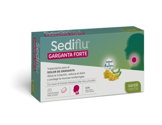 Sante Verte Sediflu Garganta Forte 20 comprimidos Para chupar