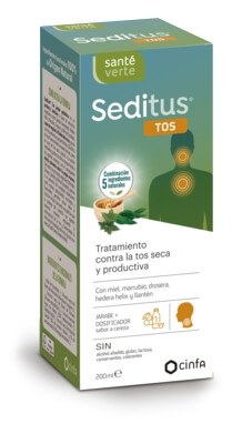 Sante Verte Seditus Tos Adulto 1 Frasco 200 ml Sabor Cereza