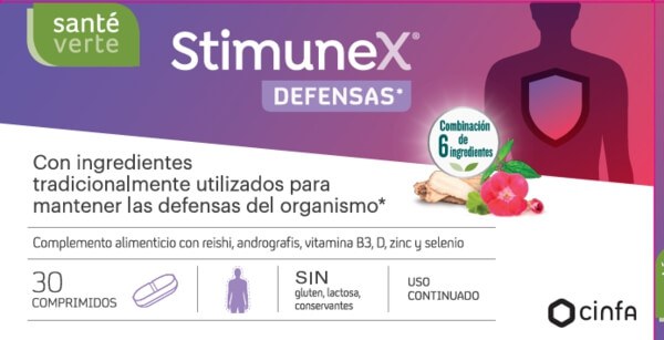 Sante Verte Stimunex Defensas 30 comprimidos