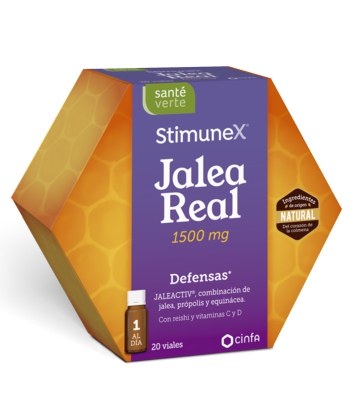 Sante Verte Stimunex Jalea Real Defensas 20 Viales 10 ml Sabor Limón