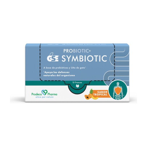 Probiotic+ Gse Symbiotic 15 Viales 10 ml Sabor Tropical